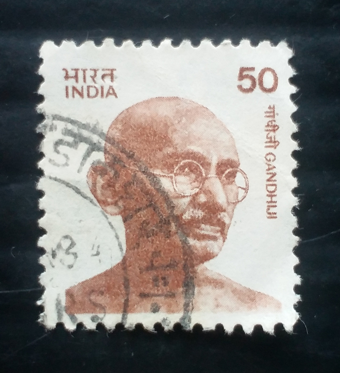 India Postage 1979 Mahatma Gandhi Definitive 50p Stamp #ius3 – Stampwala