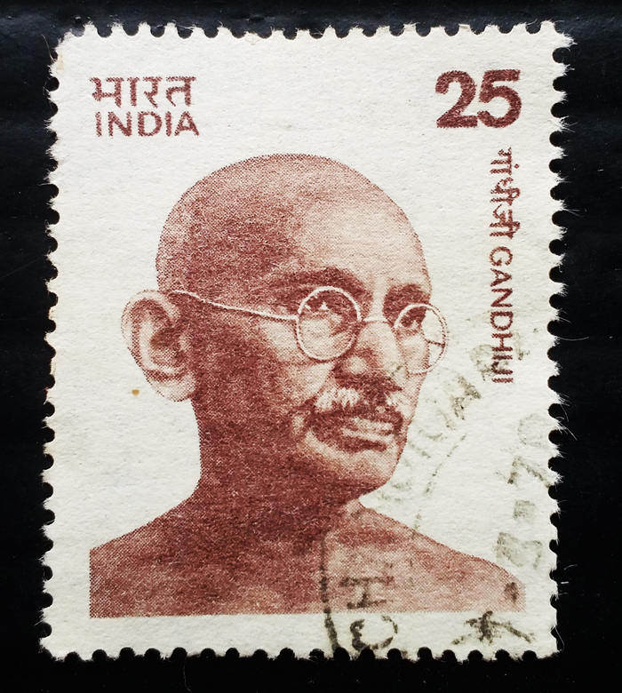 India Postage 1976 Mahatma Gandhi Definitive Large 25p Stamp #ius3 ...