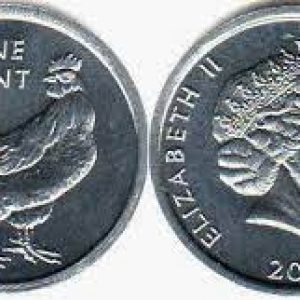 COOK ISLANDS 1 CEN Queen Elizabeth II 2003 UNC Coin #9a