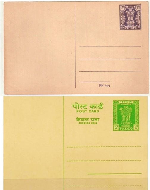 India Postcard 1968 2 SERVICE Post Card Mints #isp1 – Stampwala