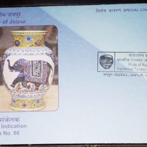 INDIA 2021 SPECIAL COVER - BLUE POTTERY OF JAIPUR   - Geographical Indications of Rajasthan G I Tag Jaipur #pk