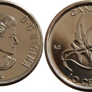 Canada 10 Cent 2017 UNC Coin #20c