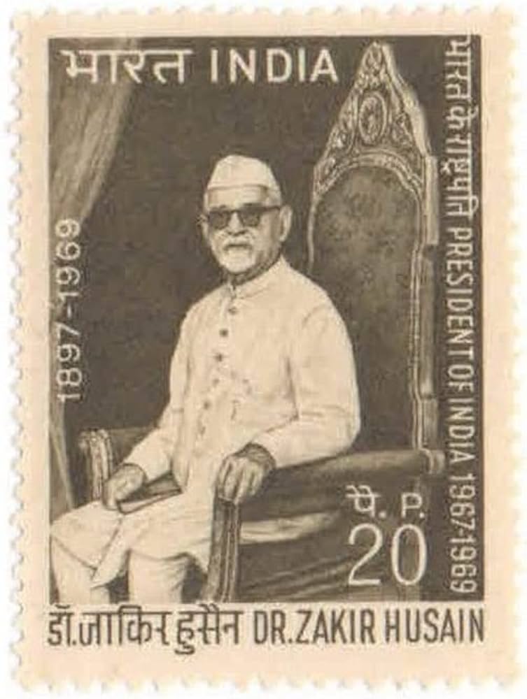 INDIA STAMP 1969 – DR ZAKIR HUSAIN STAMPS – Personality, President of ...