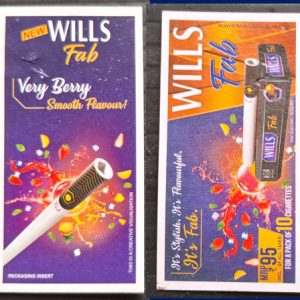 Vintage Cigarette Label Wills Fab - Card Label #l1