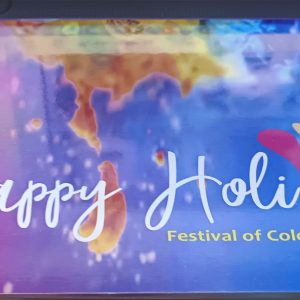 Holi Picture Postcard Set of 6 post card issued by India Post #pk