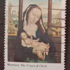 Australia 1978 Christmas 25c Painting Stamp Marmion The Virgin and Child #woc1