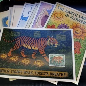 THEMATIC PICTURE POSTCARD SET OF 8 POST CARDS ON WORLD EARTH DAY - Issued by Department of posts #pk